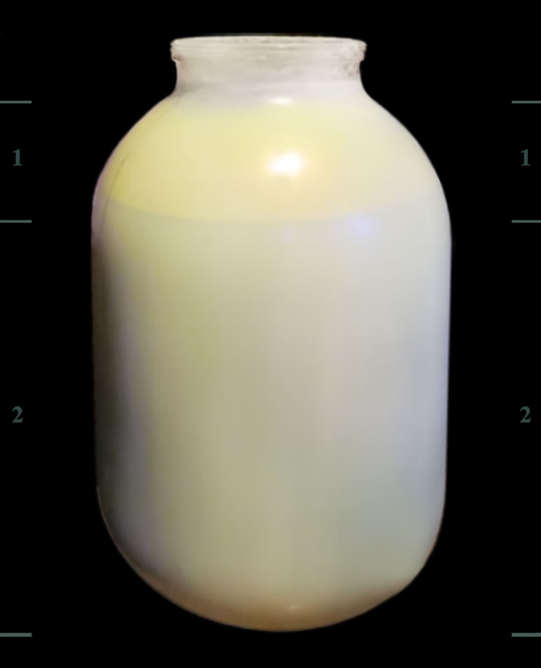 cream jar spatula white